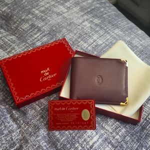 6-CREDIT CARD WALLET, MUST DE CARTIER